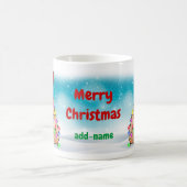 Mug Joyeux Noël Allemand Berger Santa Hat Cute (Centre)