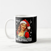 Mug Joyeux Noël allemand de Noël (Gauche)