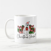 Mug Joyeux Noël Amusant Mignon (Gauche)