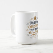 Mug Joyeux Noël, animal sale (Devant gauche)