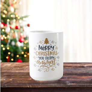 Mug Joyeux Noël, animal sale