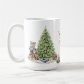 Mug Joyeux Noël Animaux Mignons Nostalgiques Mémoire (Gauche)