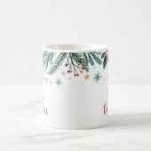 Mug Joyeux Noël, Aquarelle Arbre de Noël Cadeau Ta (Centre)