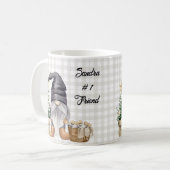 Mug Joyeux Noël Aquarelle Ferme Gnome (Devant gauche)