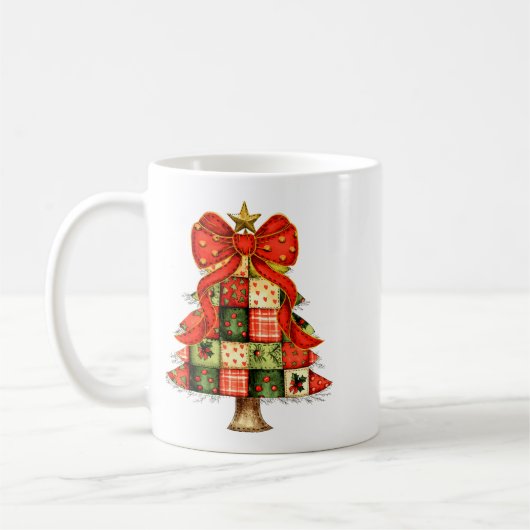 Mug Joyeux Noël Arbre de Noël Joyeux Noël Hommes Femme (Gauche)