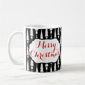 Mug Joyeux Noël Arbre de Noël Vacances 2 Côté (Gauche)