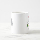Mug Joyeux Noël Arbre mignon Mammoth Santa Hat (Centre)