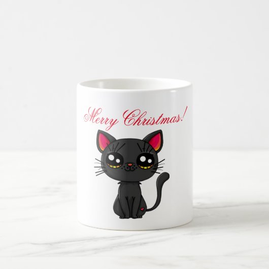 Mug Joyeux Noël au chat (Centre)