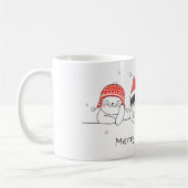 Mug Joyeux Noël au chat (Gauche)