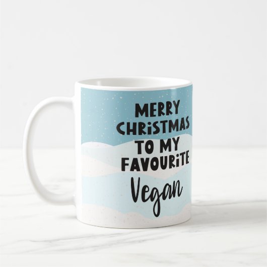 Mug Joyeux Noël au porcelet caricaturiste préféré de V (Gauche)