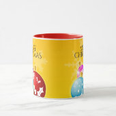 Mug Joyeux Noël avec des ornements Festive (Centre)