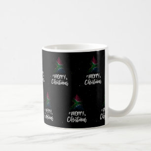 Mug Joyeux Noël avec drapeau d'Afrique du Sud