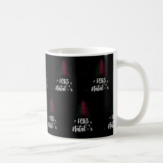 Mug Joyeux Noël avec drapeau du Portugal (Droite)
