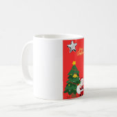Mug Joyeux Noël avec Père Noël Cheer !" (Devant gauche)