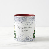 Mug Joyeux Noël avec sapin de Noël (Centre)
