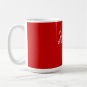 Mug Joyeux Noël avec sapin de Noël (Gauche)