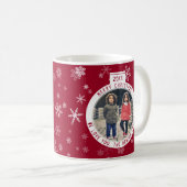 Mug Joyeux Noël Ball Red Snowflake Fête (Devant droit)
