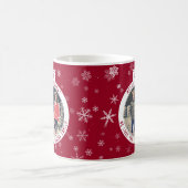 Mug Joyeux Noël Ball Red Snowflake Fête (Centre)