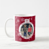 Mug Joyeux Noël Ball Red Snowflake Fête (Gauche)