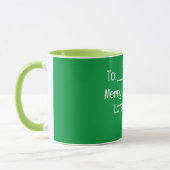 Mug Joyeux Noël Beaucoup d'amour Vert (Gauche)