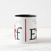 Mug Joyeux Noël Bébé Elfe Cadeau de Noël (Centre)