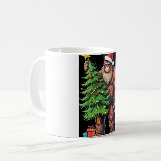 Mug Joyeux Noël Bigfoot (Devant gauche)