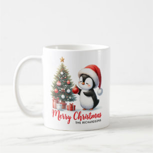 Mug Joyeux Noël blanc et rouge