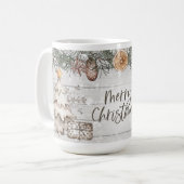 Mug Joyeux Noël bois arbres (Devant gauche)
