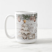 Mug Joyeux Noël bois arbres (Gauche)