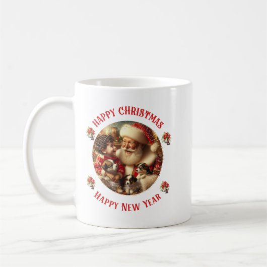 Mug "Joyeux Noël - Bonne année" (Gauche)