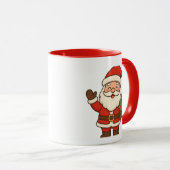 Mug Joyeux Noël Bruh Père Noël  (Devant droit)
