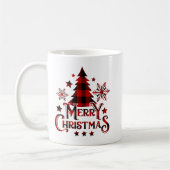 Mug Joyeux Noël Buffalo Plaid Holiday (Gauche)