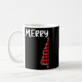 Mug Joyeux Noël Buffalo Plaid Xmas Couples Ma (Gauche)