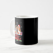 Mug Joyeux Noël Cavalier King Père Noël Reindeer Light (Devant gauche)