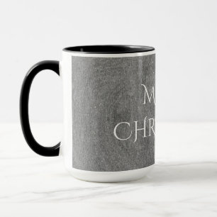 Mug Joyeux Noël Chalkboard Typographie noir blanc