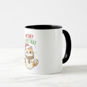 Mug Joyeux Noël Chat – Création festive pour les Fêtes (Devant droit)