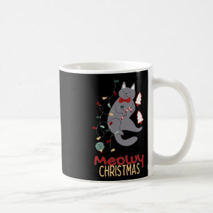 Mug Joyeux Noël Chat Lumières de Noël1