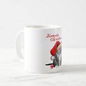 Mug Joyeux Noël chat tigré (Devant gauche)