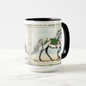 Mug Joyeux Noël Cheval Islandais (Devant droit)