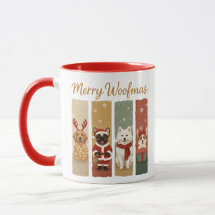 Mug Joyeux Noël Chien Mignon – Joyeux Woofmas