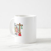 Mug Joyeux Noël chrétien Jésus Christmas (Devant gauche)