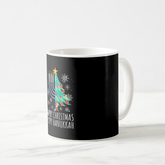 Mug Joyeux Noël Chrismukkah Joyeux Noël Hanoukka (Devant droit)