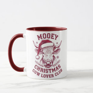 Mug Joyeux Noël Club de l'Amant de Vache Occidental Xm