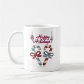 Mug Joyeux Noël Cœur de Canne à Sucre (Gauche)