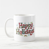Mug Joyeux Noël Coloré Moderne (Gauche)