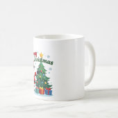 Mug Joyeux Noël | Conception père Noël & Arborescence (Devant droit)