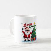 Mug Joyeux Noël | Conception père Noël & Arborescence (Devant gauche)