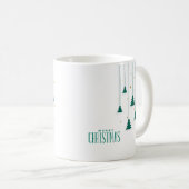 Mug Joyeux Noël contemporain (Devant droit)