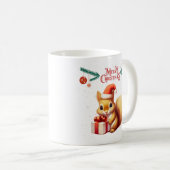 Mug Joyeux Noël - Cute Chipmunk (Devant droit)