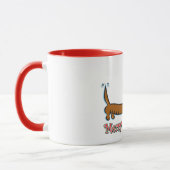 Mug Joyeux Noël Dachshund (Gauche)